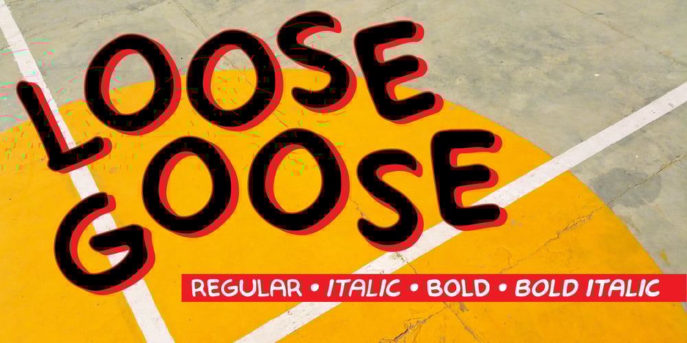 LF Loose Goose font