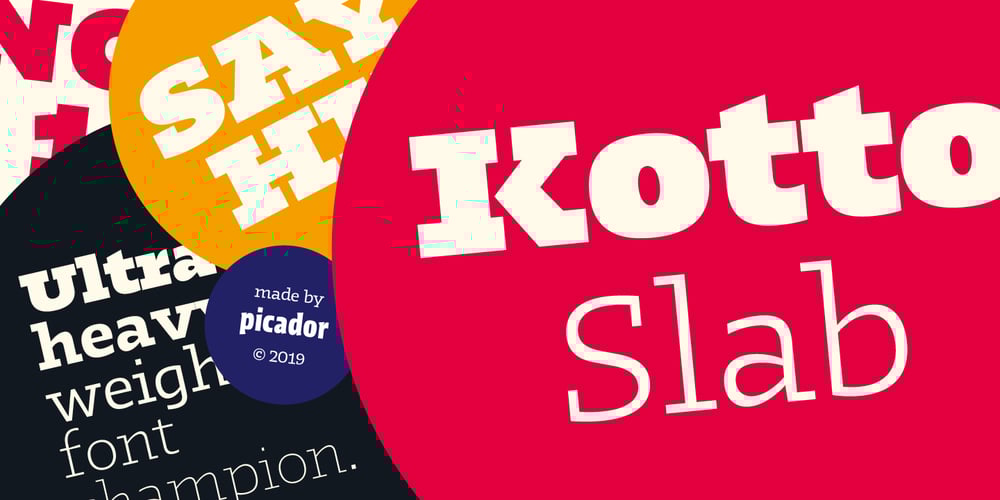Kotto Slab font