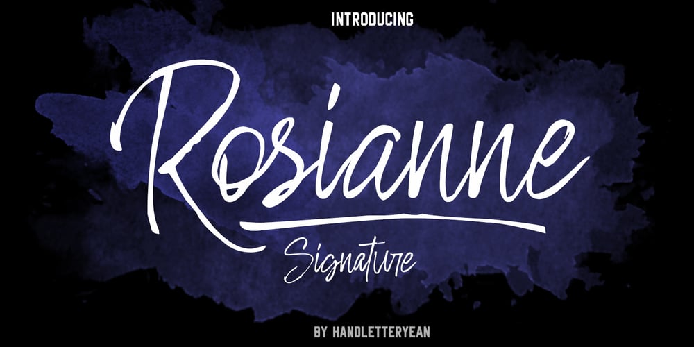 Rosianne font