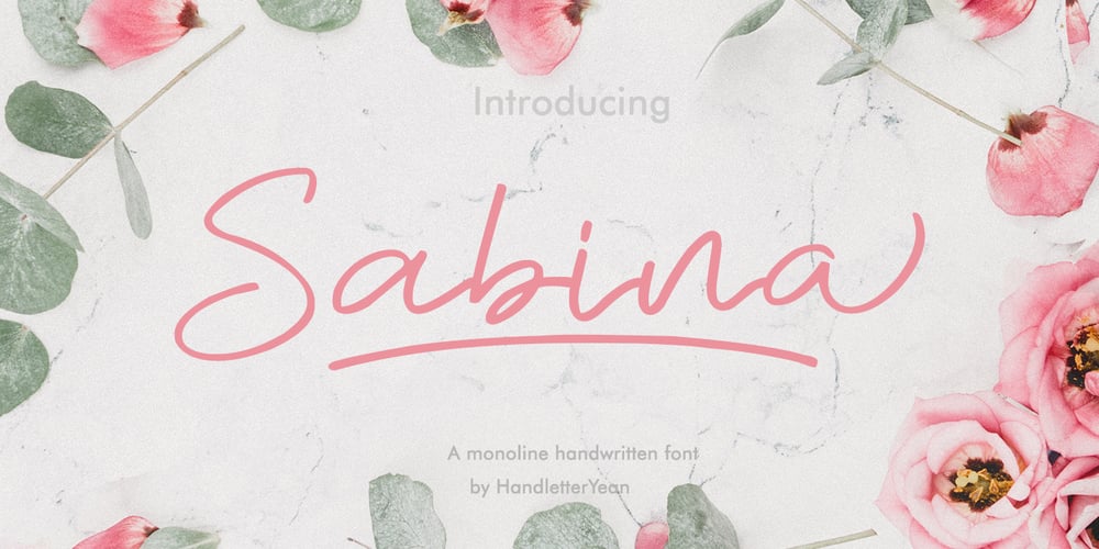 Sabina font