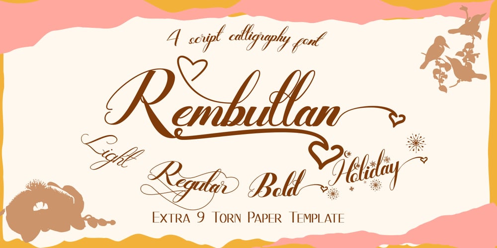 Rembullan font