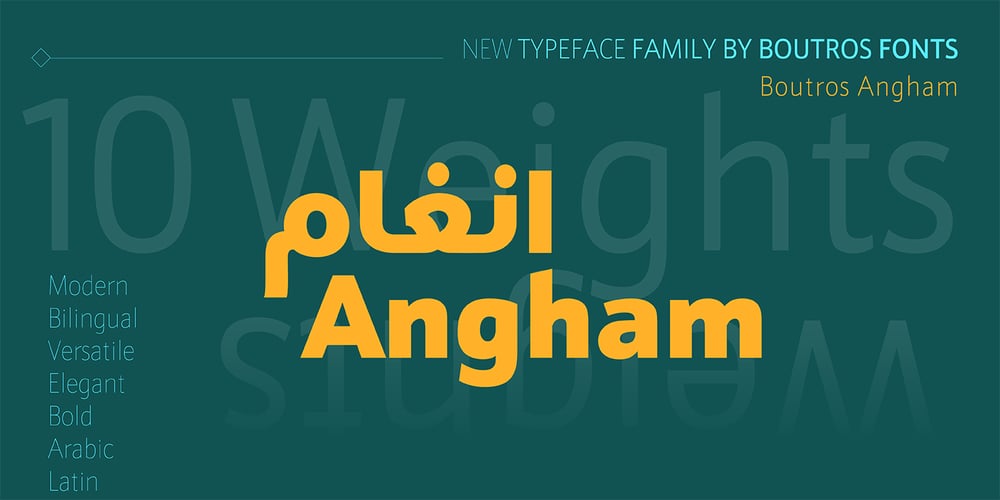 Boutros Angham font