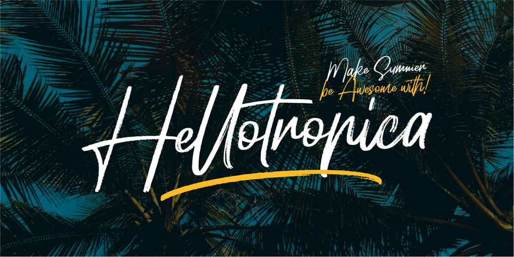Hellotropica font