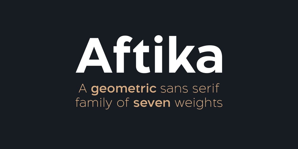 Aftika font