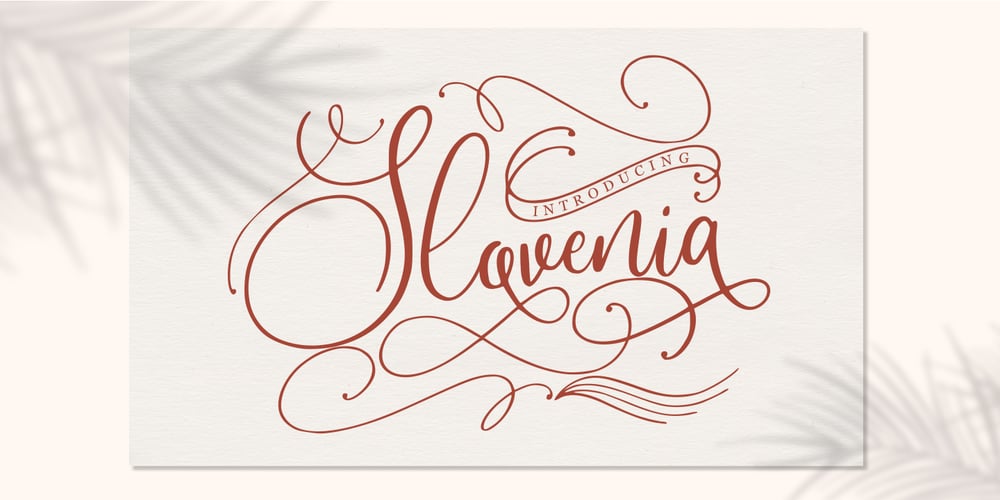 Slovenia font