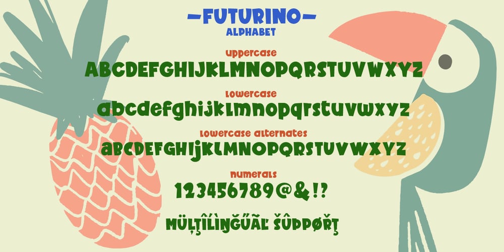 Futurino font