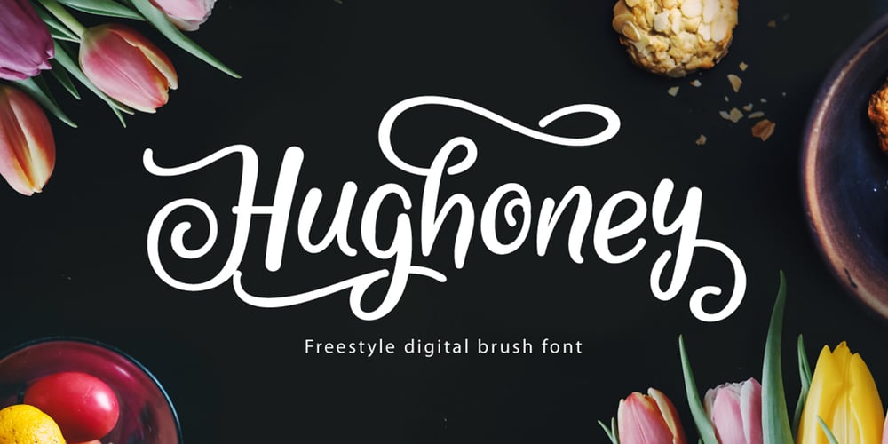 Hughoney font