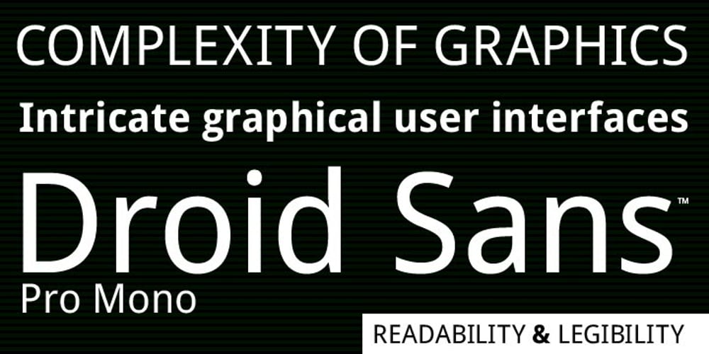 Droid Sans font