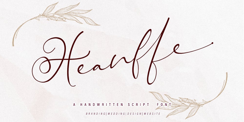 Heanffe font