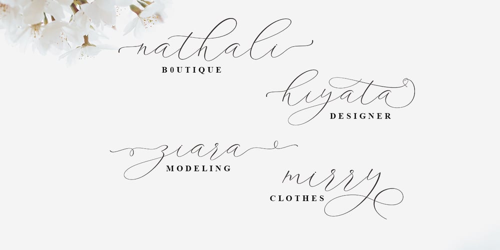 Ithalia script font