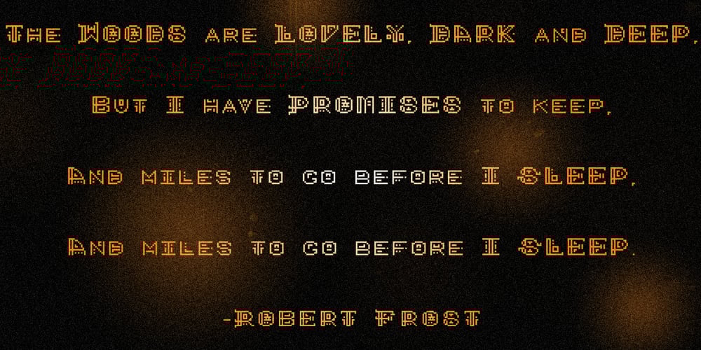 Lost Arcade font