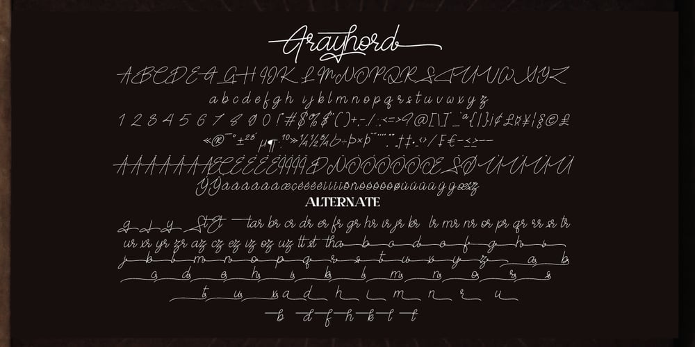 Frayhord Monoline font