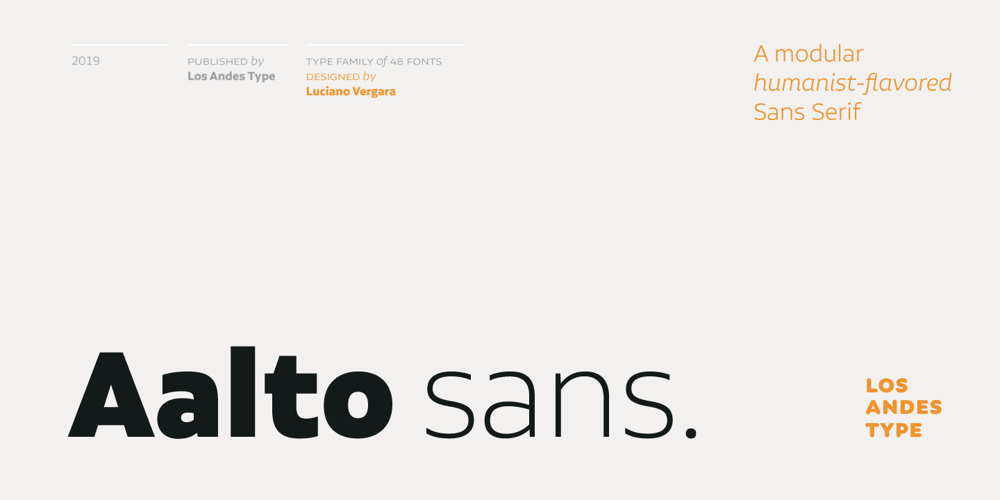 Aalto Sans font
