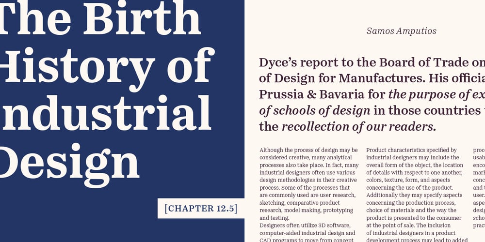 Passenger Serif font