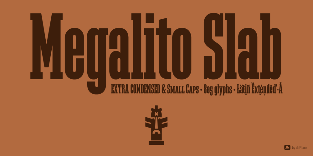 Megalito Slab font