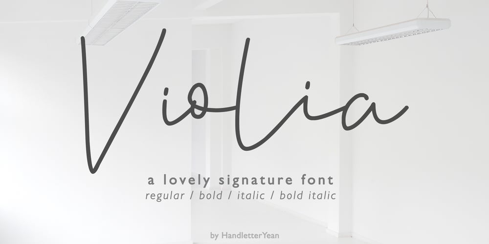 Violia font