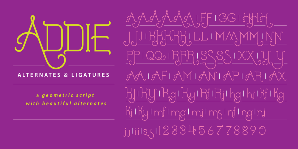 Addie font