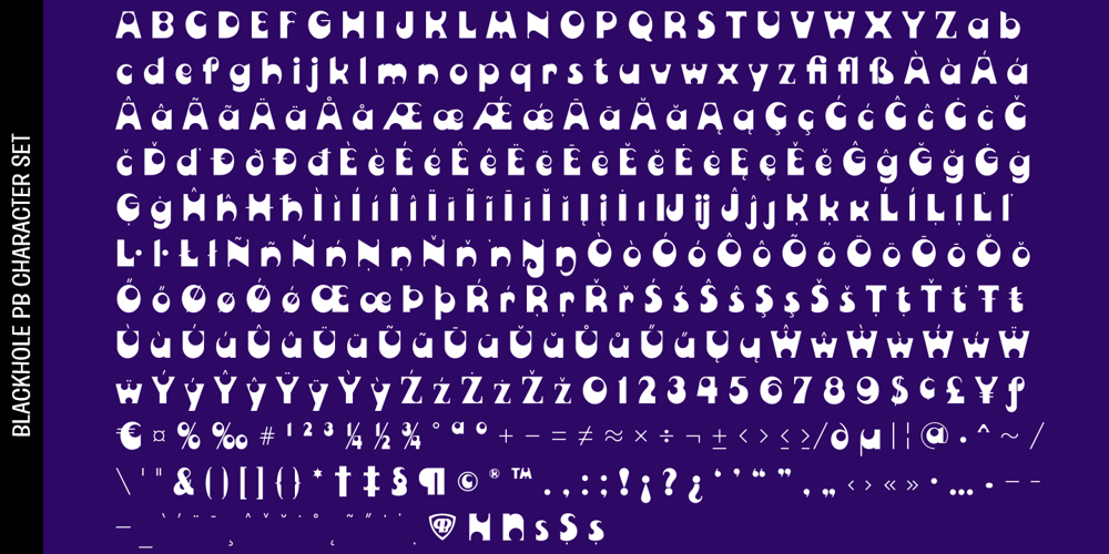 Blackhole PB font
