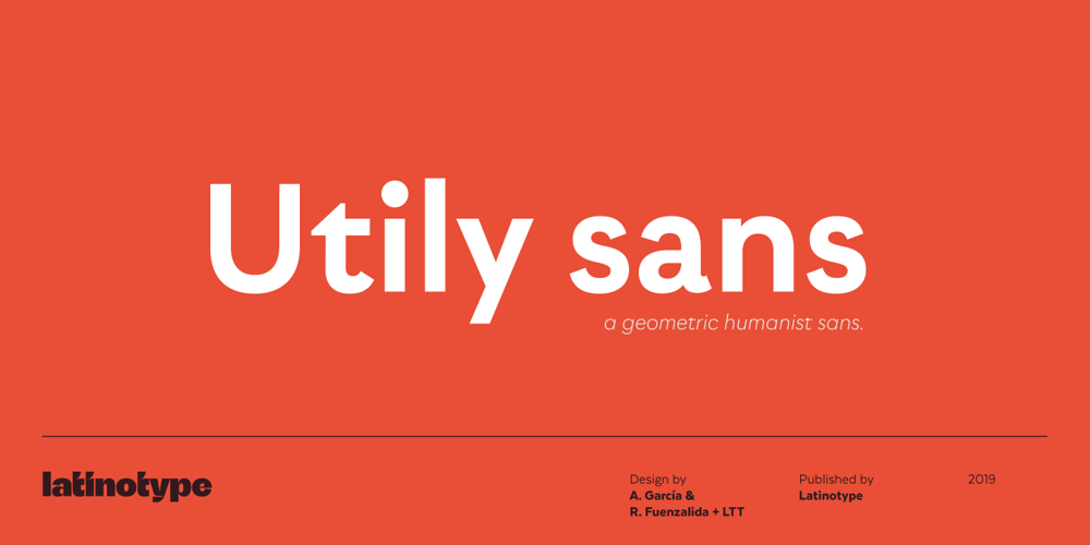 Utily Sans font