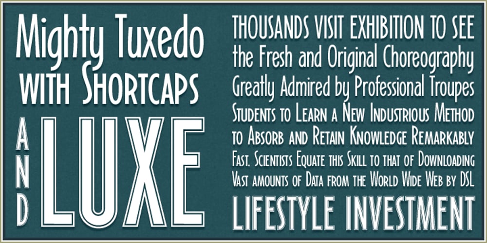 Mighty Tuxedo AOE font