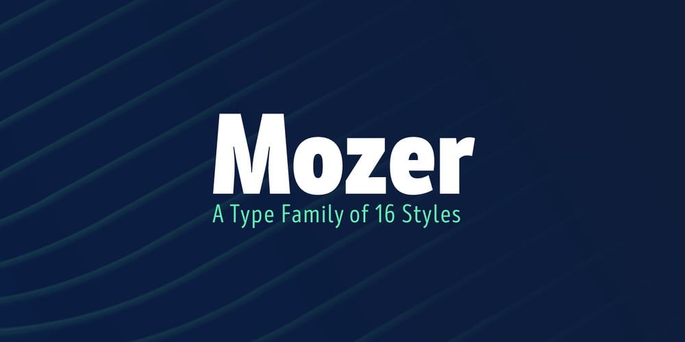 Mozer font