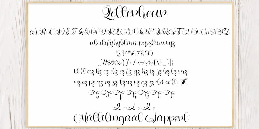 Letterhear font
