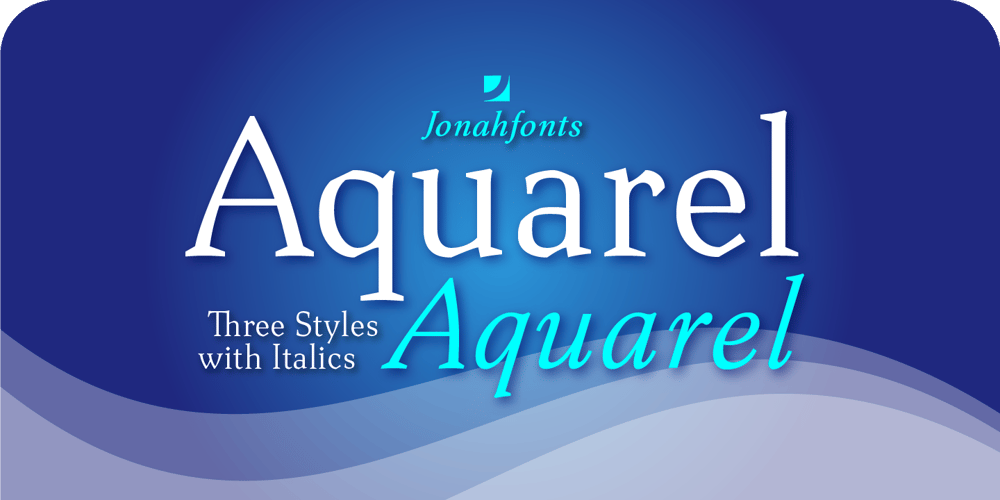 Aquarel font