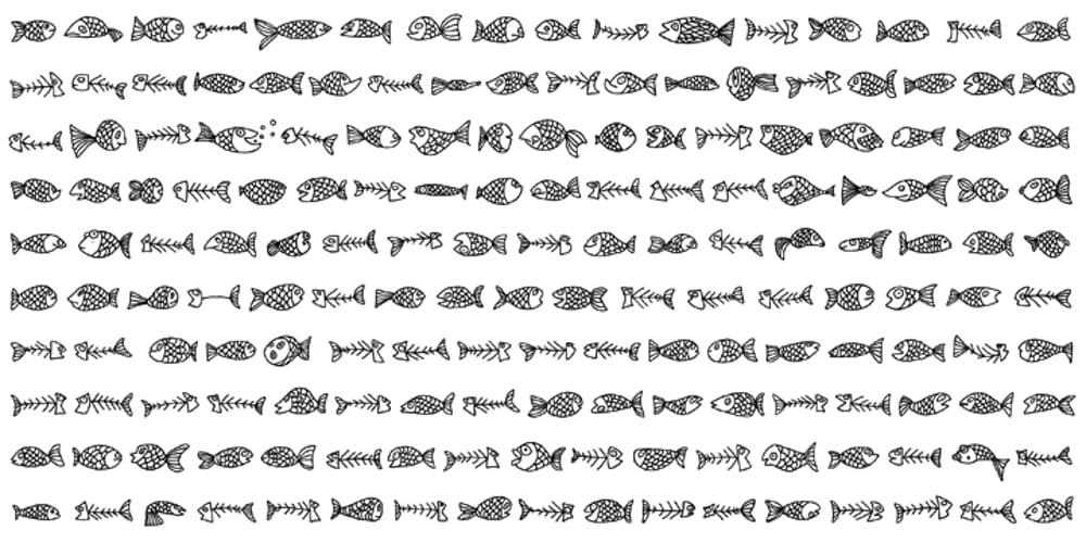LiebeFish font