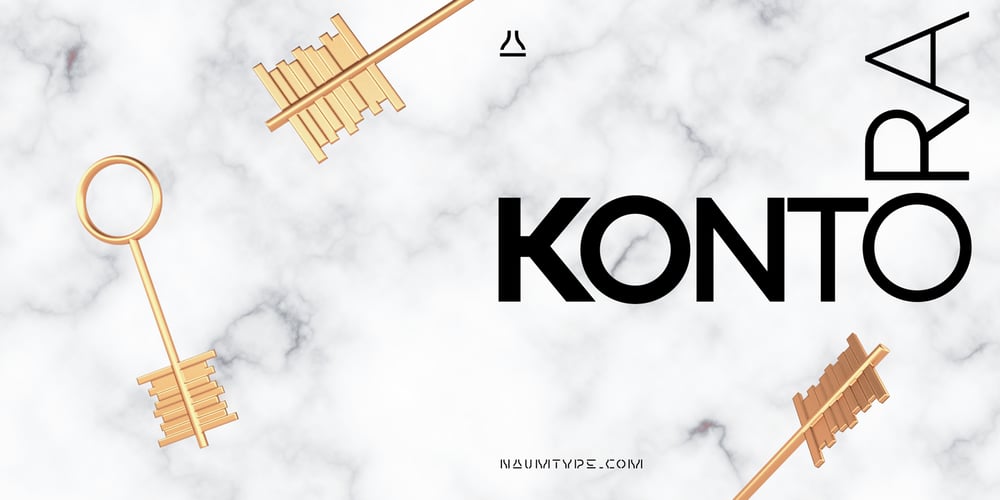 Kontora font