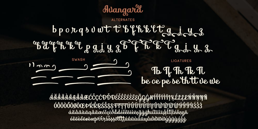 Avangard font