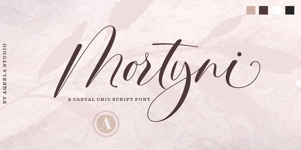 Mortyni font