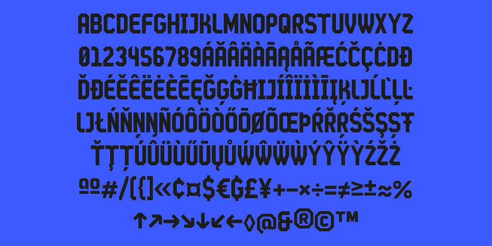 STP Display font