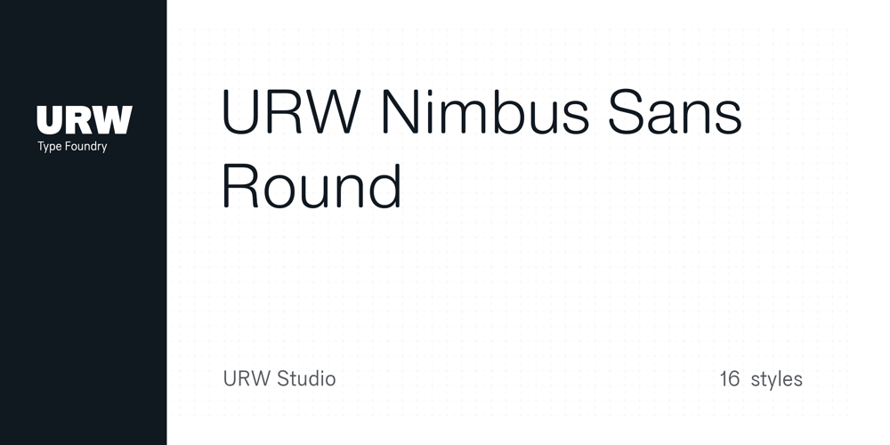 Nimbus Sans Round font
