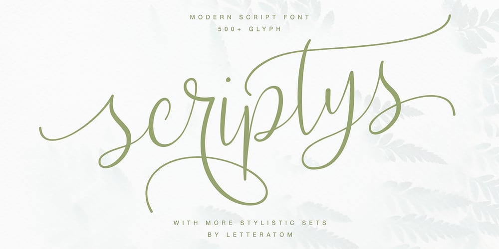 Scriptys font