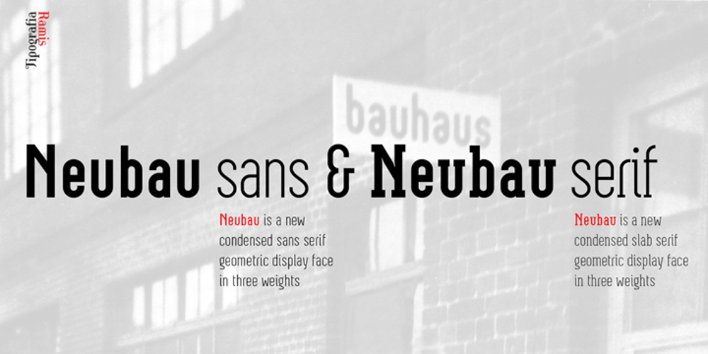Neubau font