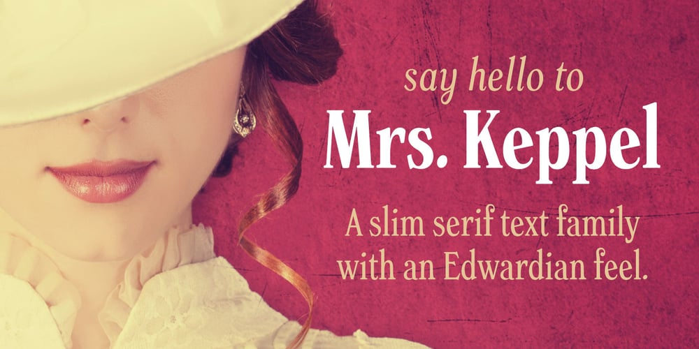 Mrs Keppel font