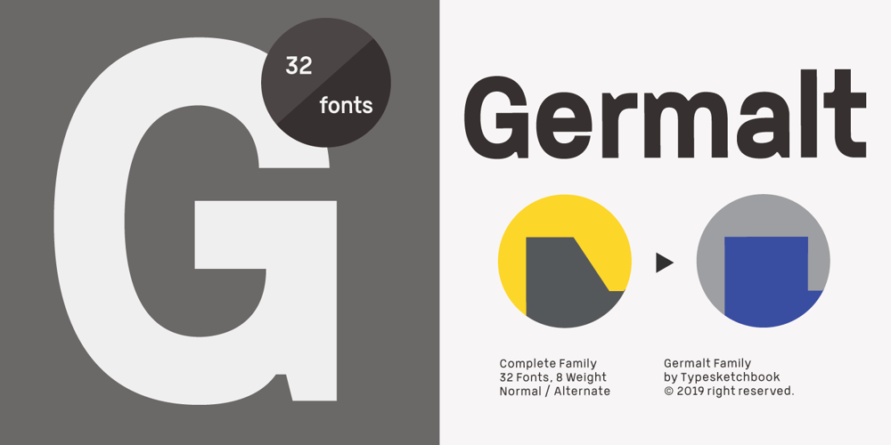 Germalt font