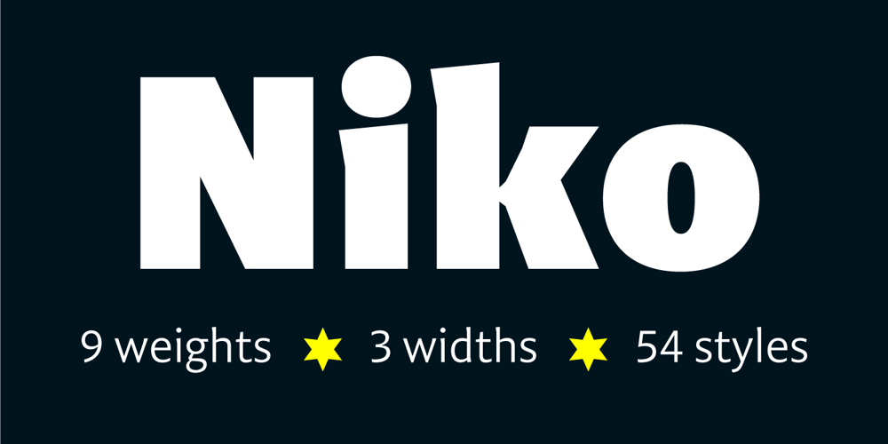 Niko font