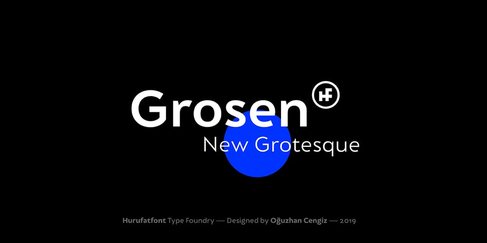 Grosen font
