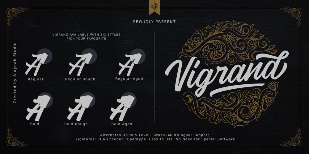 Vigrand font