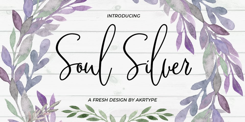 Soul Silver font