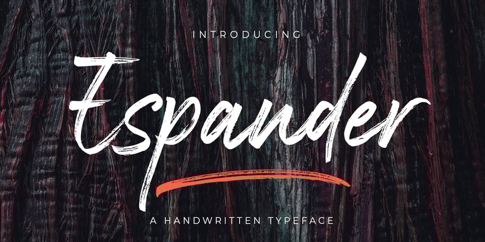 Espander font
