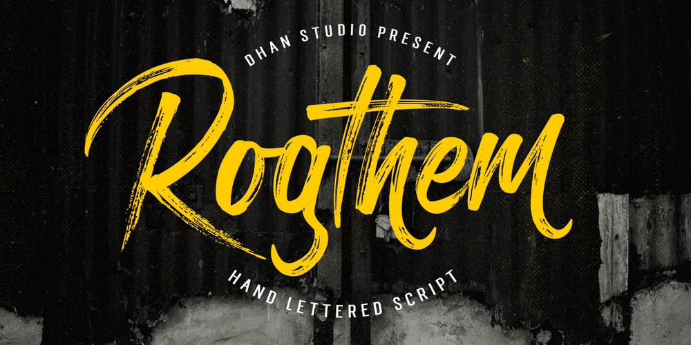 Rogthem font