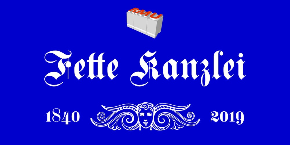 Fette Kanzlei font