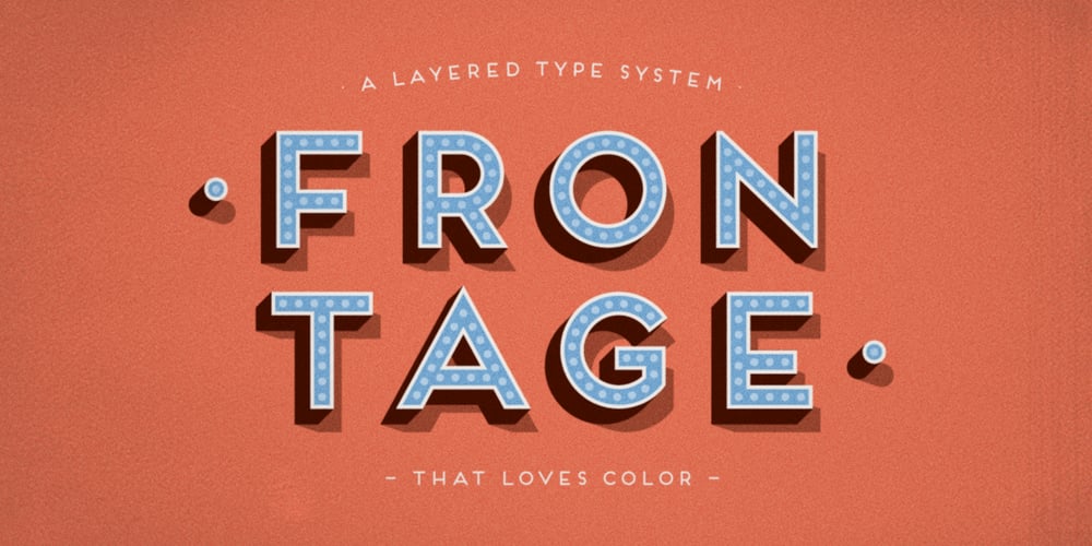 Frontage font