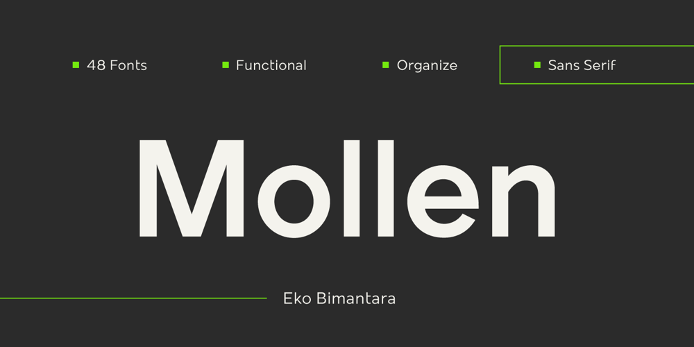 Mollen font