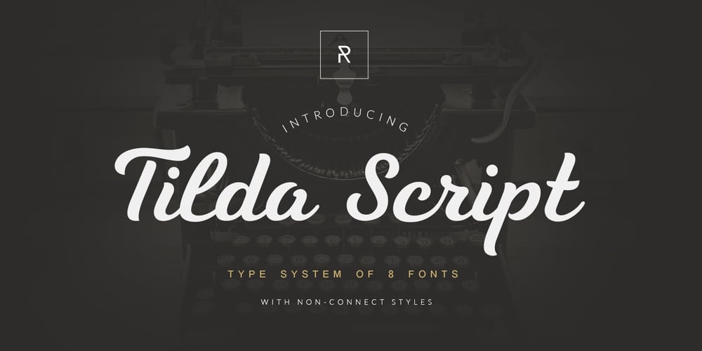 Tilda Script font