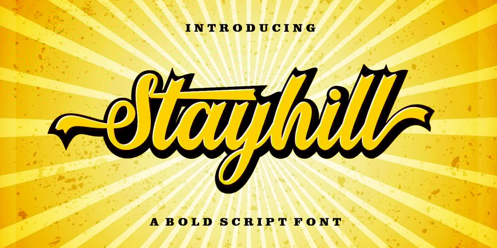 Stayhill font