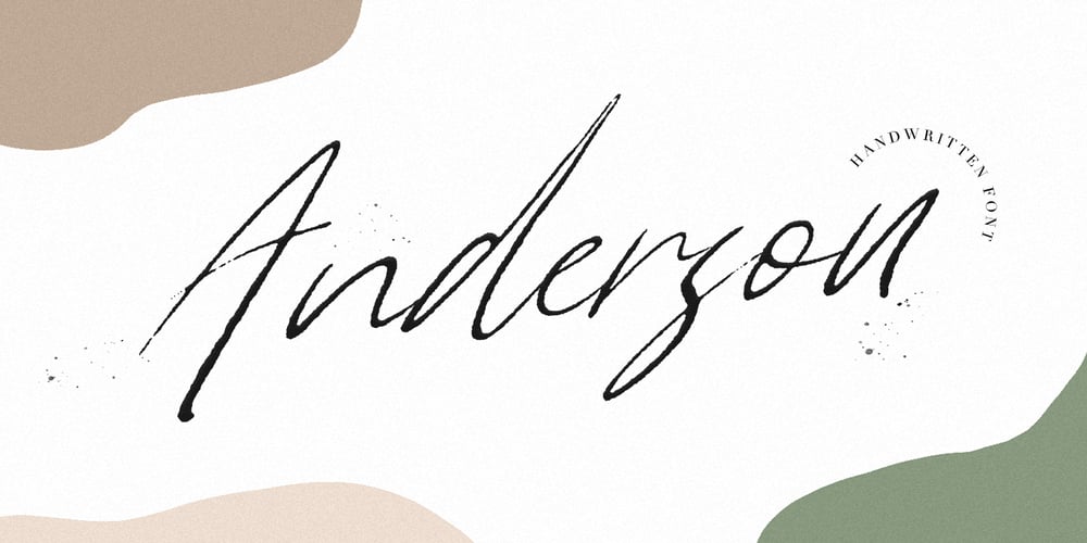 Anderson font