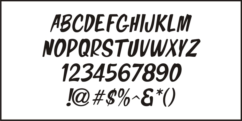 Top Forty font